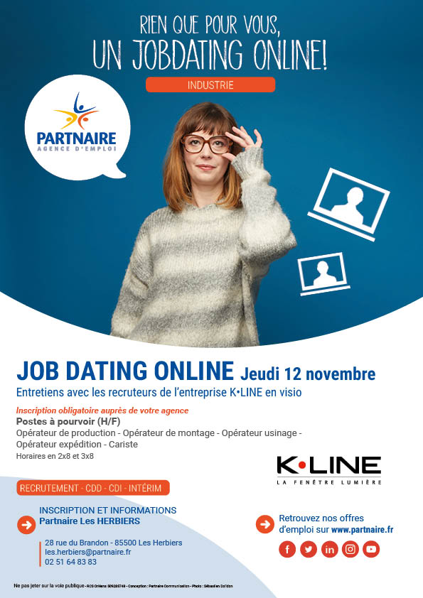 Job dating online Partnaire K•LINE